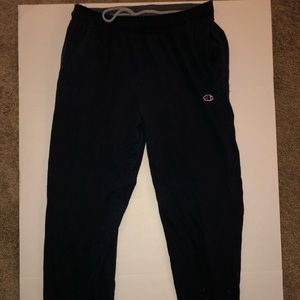 Vintage Authentic Champion joggers navy blue large
